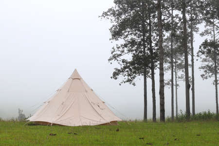 Holiday camping at Thung Salaeng Luang National Park, Thailand
