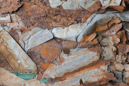 Compressed zinc background for recycle.