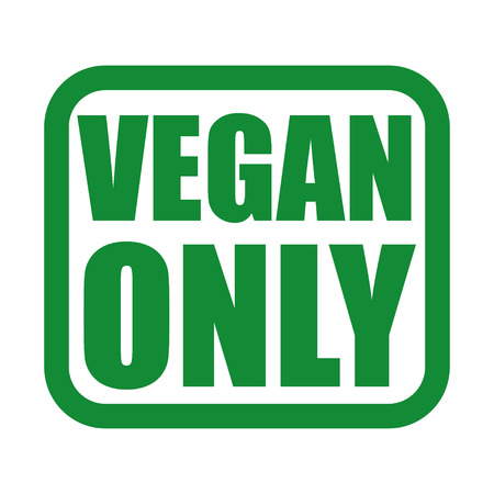 vegan in frame green and black colorsのイラスト素材