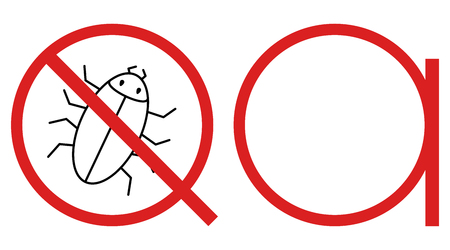 quality assurance testing software bug detecting simpleのイラスト素材