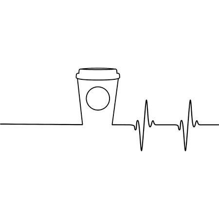 coffee that wakes you up original vectorのイラスト素材