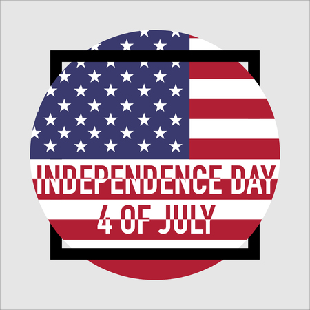 fourth of july happy independence day usa vectorのイラスト素材
