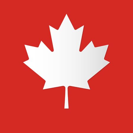 original canadian background with maple leaf vector illustrationのイラスト素材