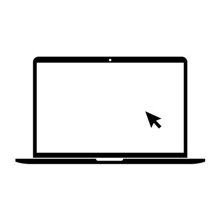 Digital technology concept computer mouse click vector illustration.のイラスト素材