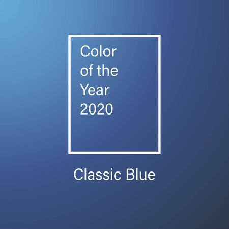 color of the year 2020 classic blue backgroundのイラスト素材