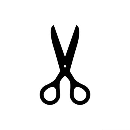 Scissor icon vector illustration isolated on white background