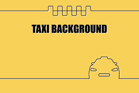 taxi cab mobile order service concept vector illustrationのイラスト素材