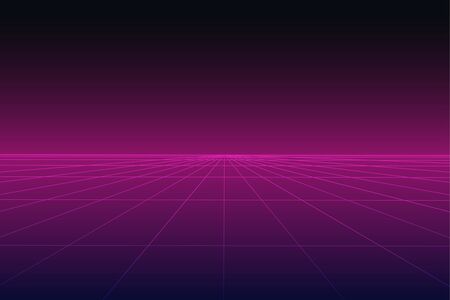 abstract futuristic technology cyber grid background vector illustrationのイラスト素材