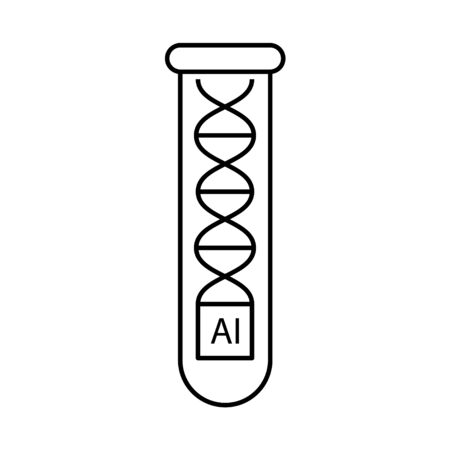 biomedical engineering icon vector medical illustration technology bioのイラスト素材