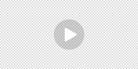 play button vector icon. white start video buttons transparent background. music sign ui screen. watch online video symbol illustrationのイラスト素材