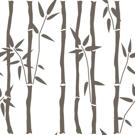 Seamless Bamboo Pattern. Vector Illustrationのイラスト素材