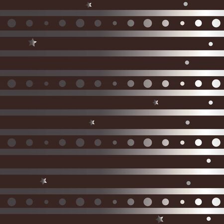 Funky Gradient Pattern with balls and Stripes.Great for wedding cards, postcards, t-shirts, bridal invitations, brochures, posters, gift wrapping, baby shower cards, wall art, etc.Vector Illustration.のイラスト素材