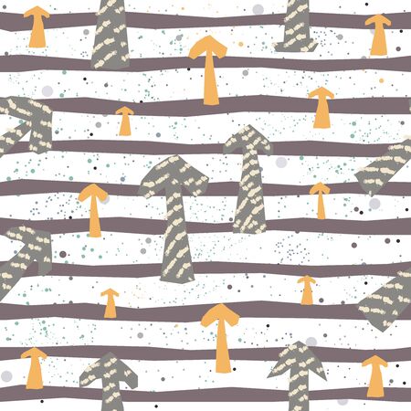 Gingerbread cookie seamless background. Creative Design. Vector Illustrationのイラスト素材