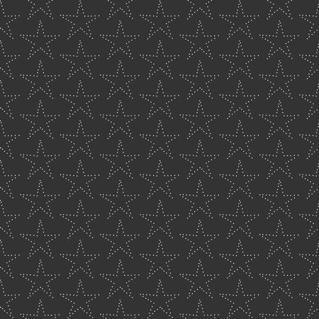 Seamless Pattern with Stars.Great for wedding cards, postcards, t-shirts, bridal invitations, brochures, posters, gift wrapping, wall art, wallpapers, etc.Vector Illustration.のイラスト素材