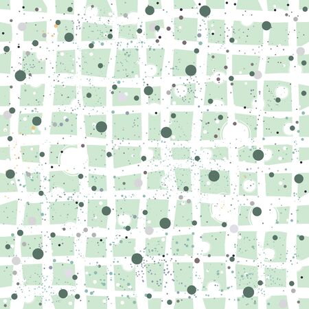 Seamless pattern with berries and spruce branches on a white background. Vector illustration.のイラスト素材