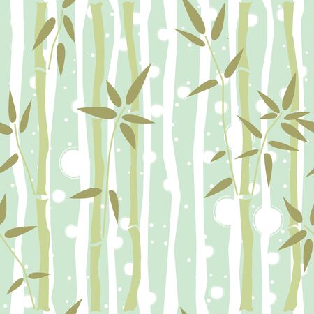 Seamless Bamboo Pattern. Vector Illustrationのイラスト素材