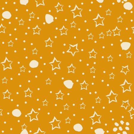 Seamless Abstract Background with stars. Vector Illustrationのイラスト素材