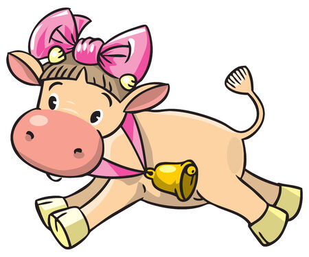 Baby cowのイラスト素材
