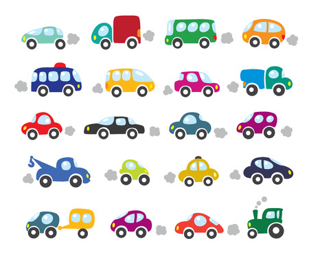Small cars setの写真素材