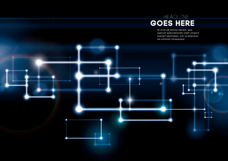 Vector of modern futuristic pattern and backgroundのイラスト素材