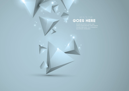 Vector of modern geometric triangular element and backgroundのイラスト素材