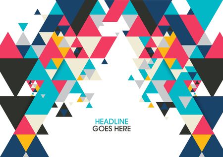 Vector of modern geometric pattern and backgroundのイラスト素材