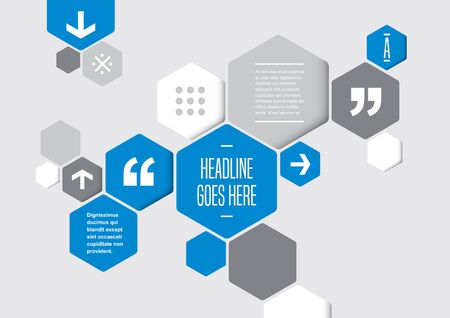 Vector of modern geometric backgroundのイラスト素材