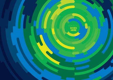 Vector of abstract circular patternのイラスト素材