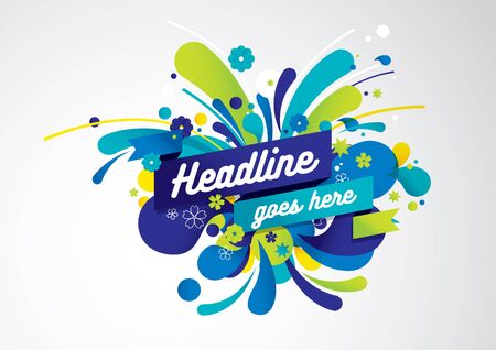 Vector of modern abstract backgroundのイラスト素材