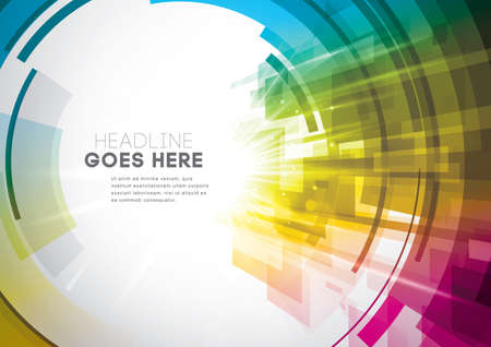 Vector of modern abstract element and backgroundのイラスト素材