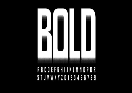 Vector of modern abstract font and alphabetのイラスト素材