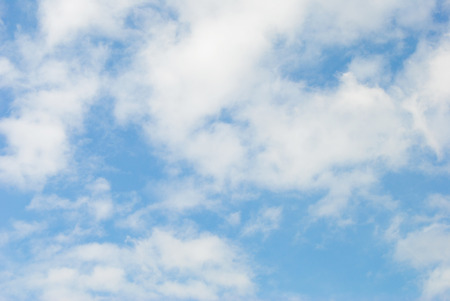 Sky with clouds and sun on a beautiful day