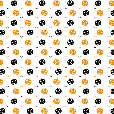 Seamless Halloween abstract style elements blue template design for partyのイラスト素材