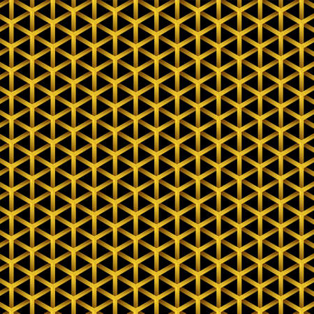 Golden Vector pattern and Geometric background, with rhombus and nodes design, Golden texture for...