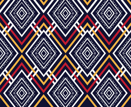 Geometric ethnic pattern traditional Design Pattern used for...