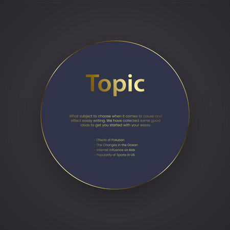Luxury circle banner, gold circle button, premium circle button design for Premium menu design, Product cover Package, Bag,Financial Annual report for Business brochure layout design.のイラスト素材
