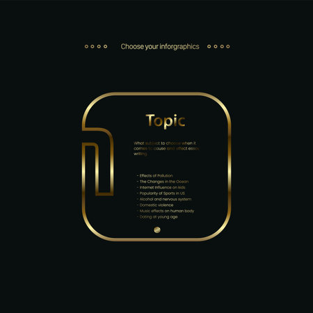 Golden color pannels of infographic, 2 luxury boxes line multipurpose Infographic buttons design template, vector illustrationのイラスト素材