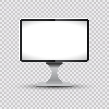 LED mockup in 3Ds of Realistic light box. Illuminated lightbox with empty space for designのイラスト素材