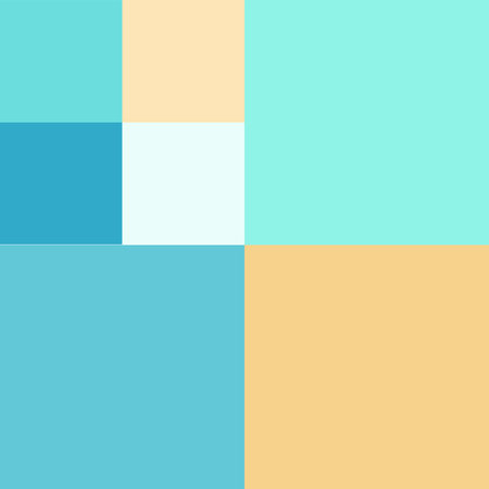 rectangle pieces, rainbow colored jigsaw puzzle background, Isolated pieces of abstract vector illustrationのイラスト素材