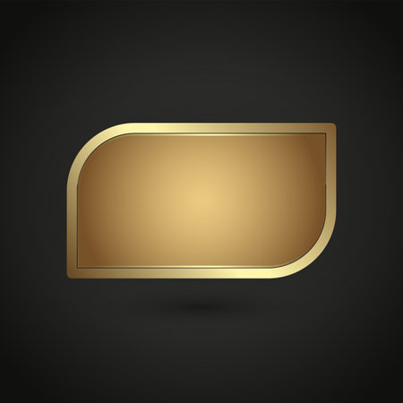 Button web steel on background color black in Luxury button and premium frame vector illustrationのイラスト素材