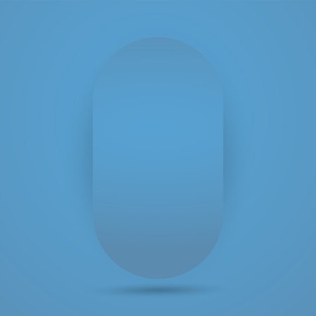 A Blue Abstrac backdrop for cosmetic product. Collection of uxury blue geometric button, eleglant light blue background with copy space, vector illustrationのイラスト素材