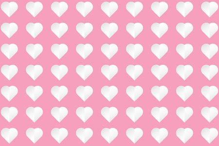 Set of hearts for Women's Day on 8th of march banner. International women's day concept for banners, webs, backdrops, arts, postcardのイラスト素材