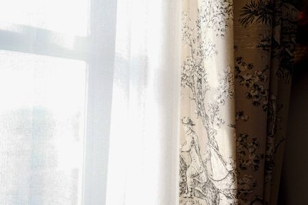 Lights shining through the windowsの写真素材