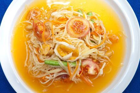 Thai Green Papaya Saladの写真素材