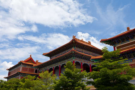 Chinese Temple in Bangkok, Thailandの写真素材
