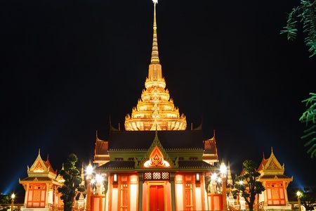 BANGKOK - APRIL 10  The scenery of Royal funeral architecture is well decorated for the ceremony of Princess Bejaratana Rajasuda Sirisobhabannavadi of Thailand on April 10, 2012 at Sanamluang Bangkok のeditorial素材