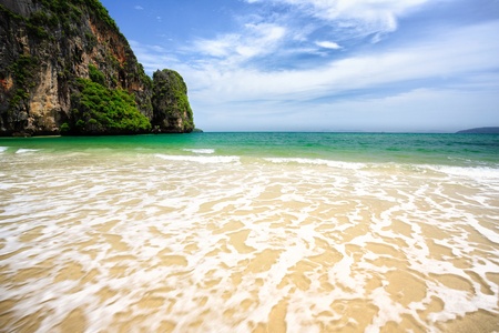 Tropical beach waveの写真素材