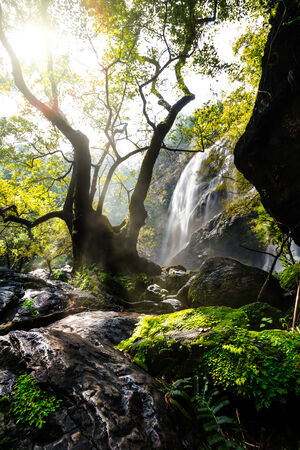 Khlong Lan National Park, Kamphaeng Phet Province, Thailandの写真素材
