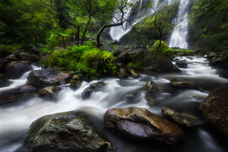 Khlong Lan National Park, Kamphaeng Phet Province, Thailandの写真素材