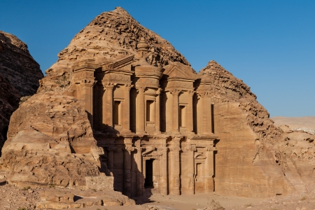 The Monastery in Petra の写真素材